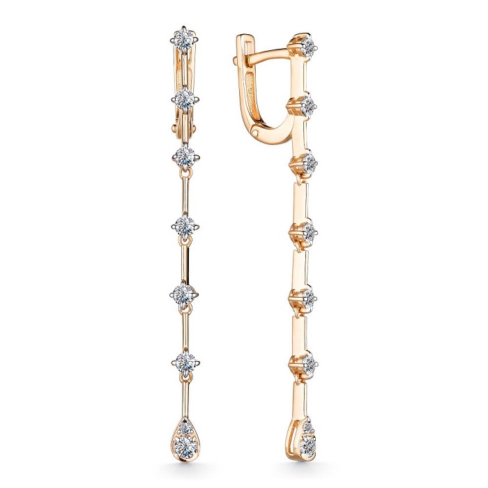 Серьги из золота 24654-100