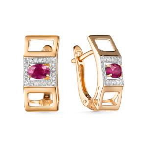 Серьги из золота С522-124