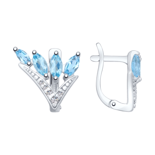 Серьги из серебра 92021986