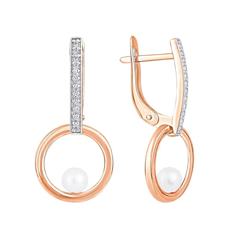 Серьги из золота 290-1-1338Р