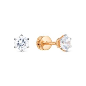Серьги из золота 2-102-055