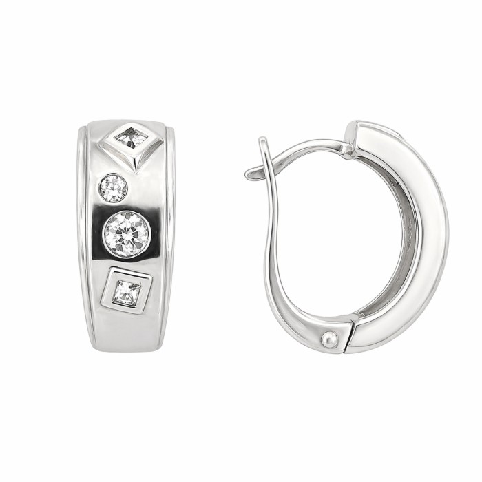 Серьги из серебра 23-1013