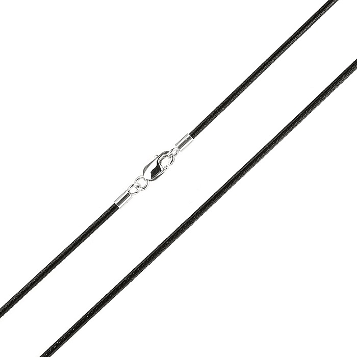 Шнурок из серебра Sh3,0-bk