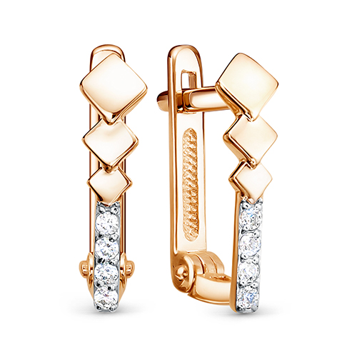 Серьги из золота ДК-120_f-201