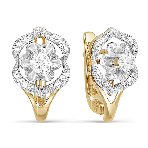 Серьги из золота БР120204