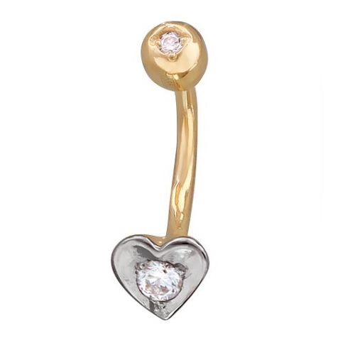 Пирсинг из золота 01И110016