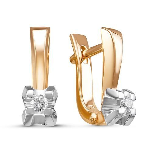 Серьги из золота 2-342-10