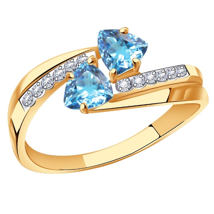 Кольцо из золота кл3410-78