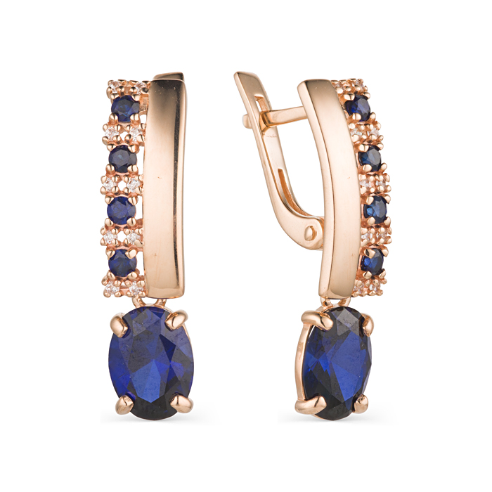 Серьги из золота 2-746.