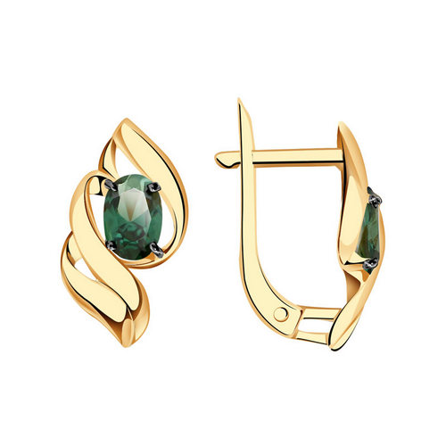 Серьги из золота кл3573а-4