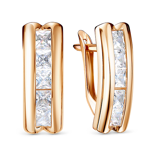 Серьги из золота 122-2615_f-001