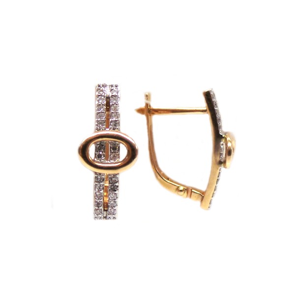 Серьги из золота 32-1-dd-e-040312