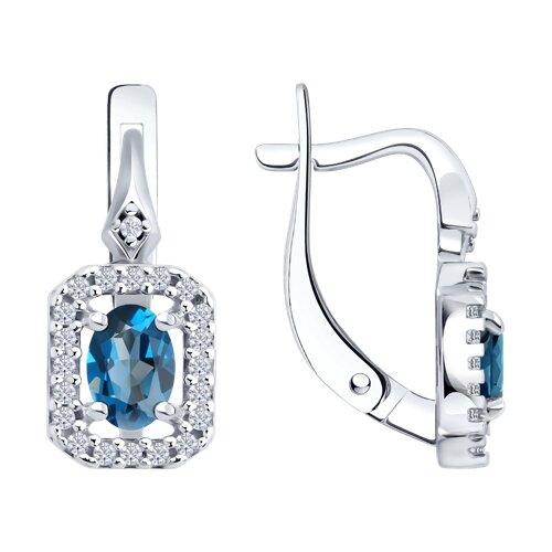Серьги из серебра 92023185