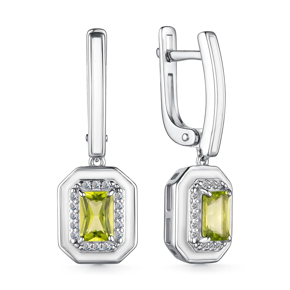 Серьги из серебра 02-3897/00ХР-00