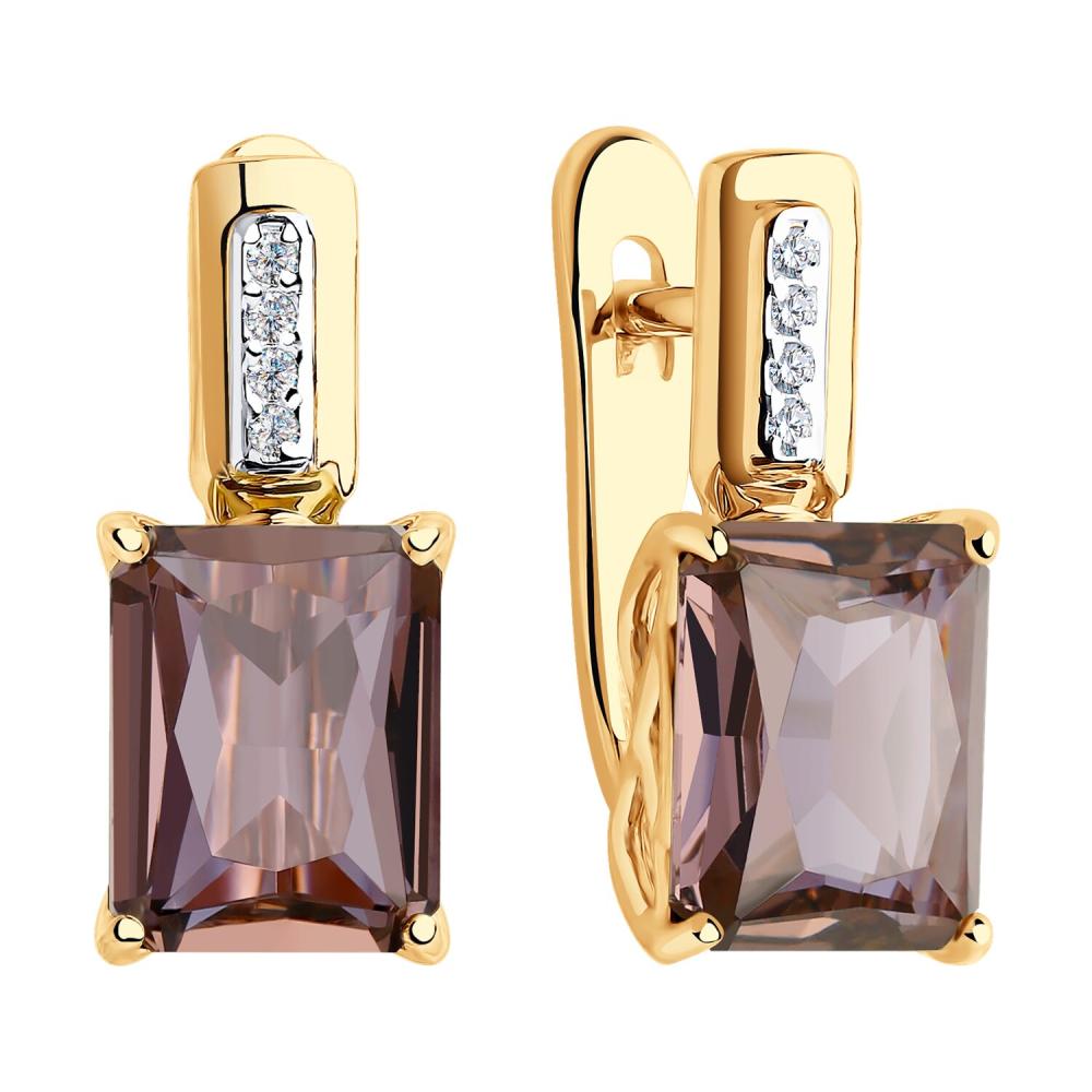Серьги из золота 725737