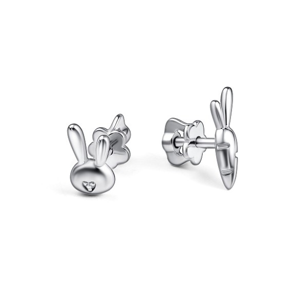 Серьги из серебра 02-4783/000Б-00
