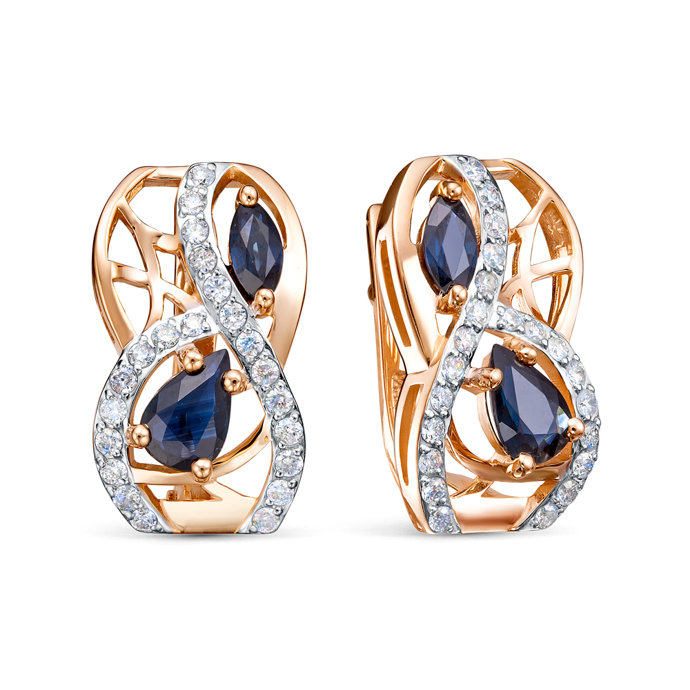 Серьги из золота 02-5245/2