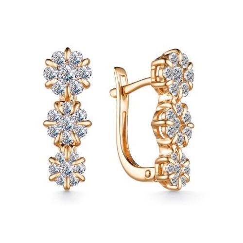 Серьги из золота 25286-100