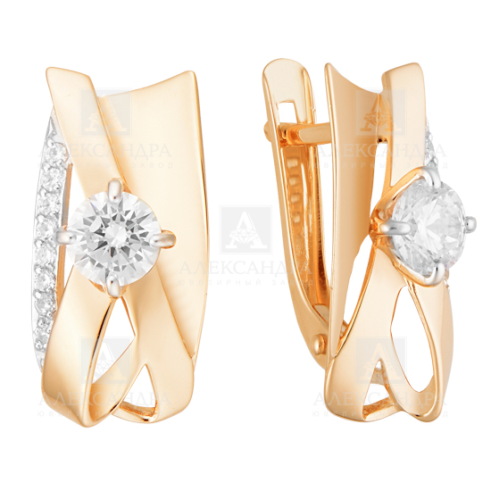 Серьги из золота кл3248а-62