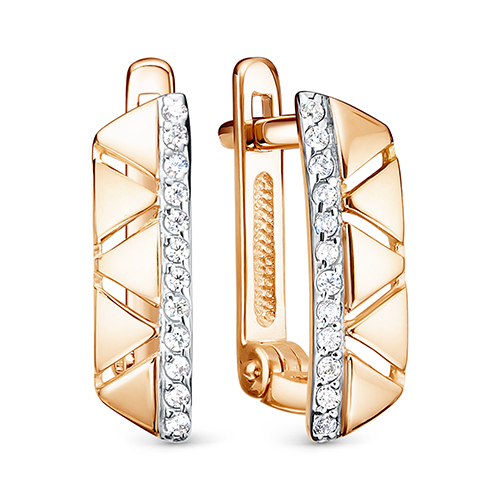 Серьги из золота ДК-119_f-201