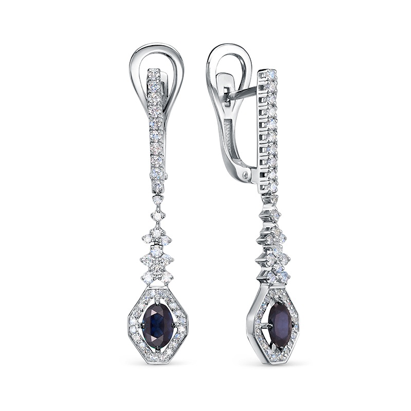 Серьги из золота БР222530б