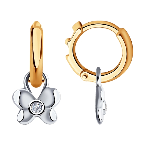 Серьги из золота 1021536 №19 10