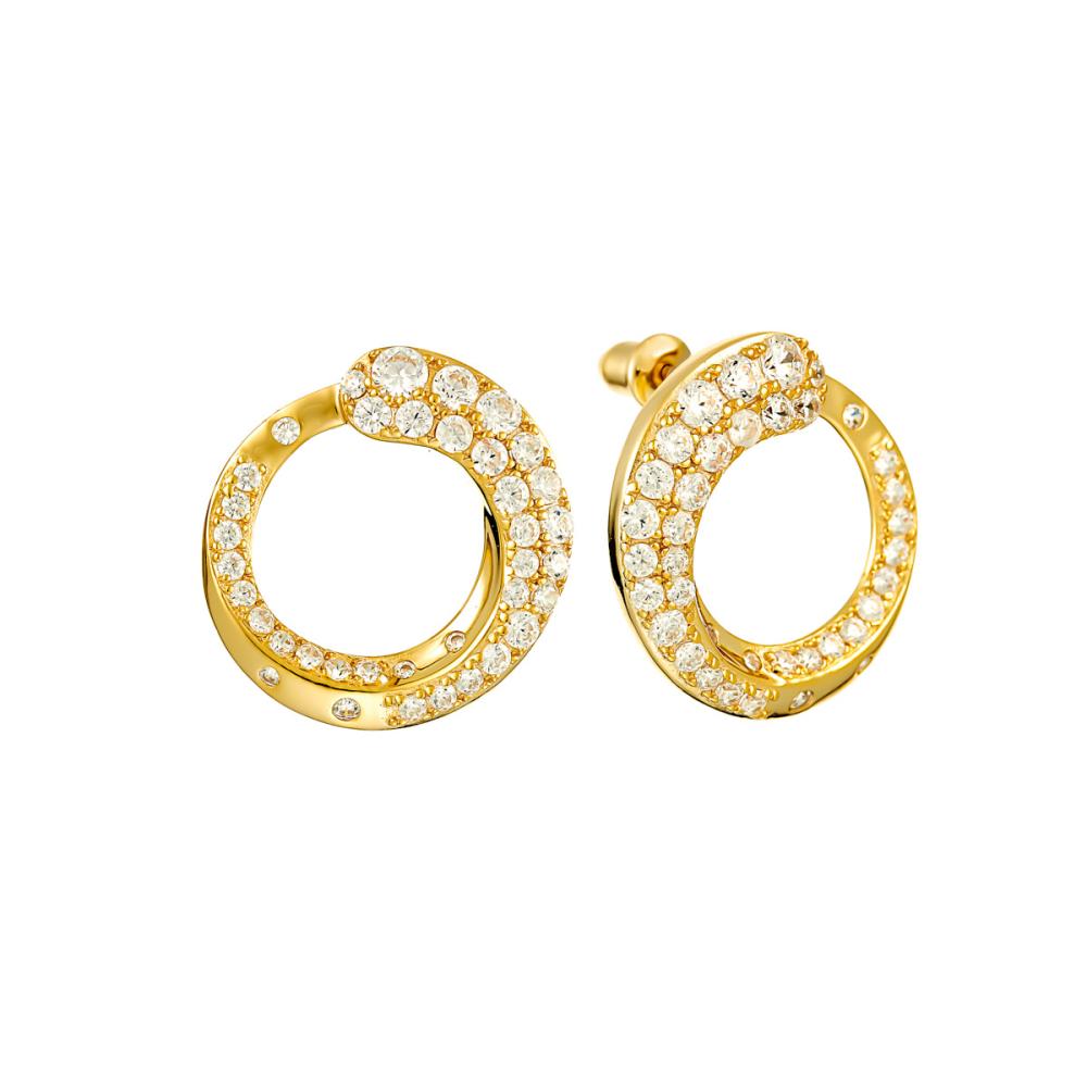 Серьги из серебра CZ-E2536-1-X-L-X-X-W