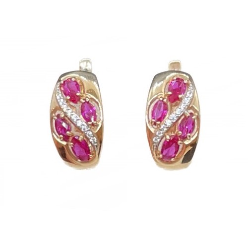 Серьги из золота 2-596