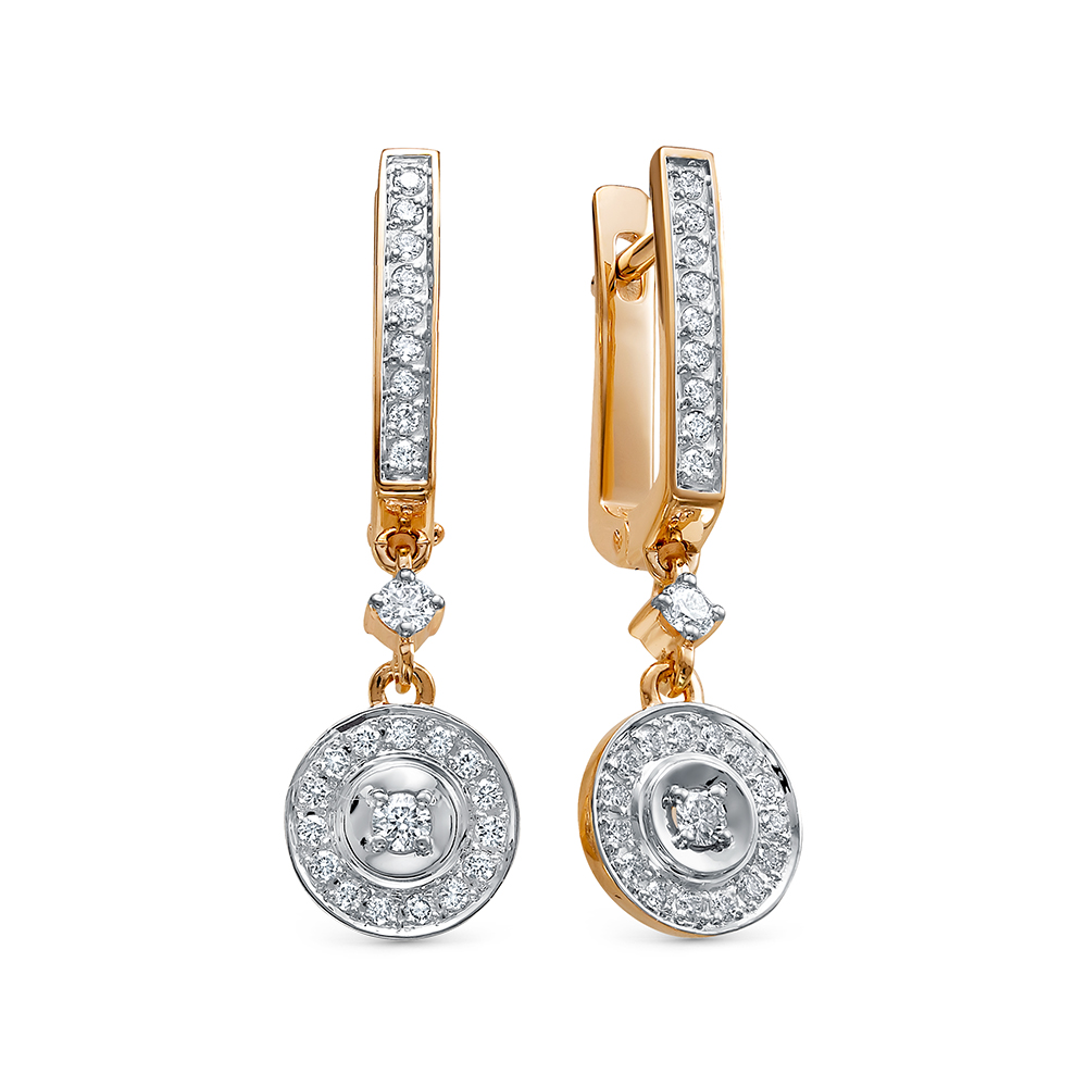 Серьги из золота 2-504-10