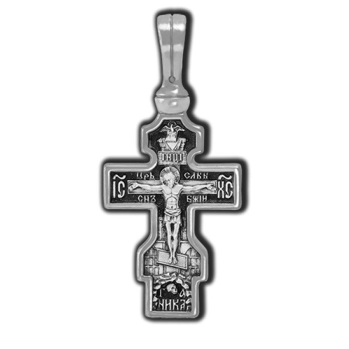 Крест из серебра 473-18656