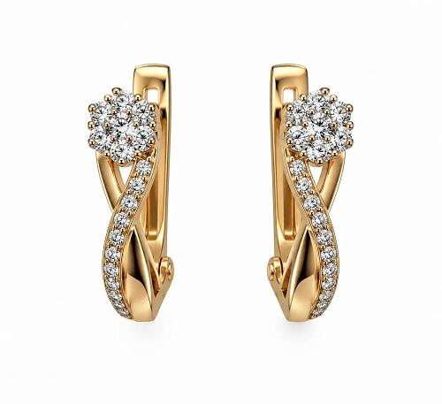 Серьги из золота 36-41E07113-X0DD