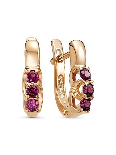 Серьги из серебра 102-027003