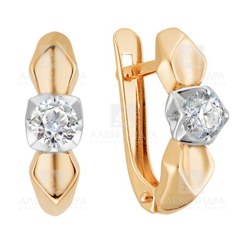 Серьги из золота кл3257а-62