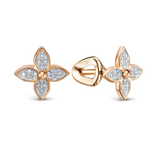 Серьги из золота БР152488