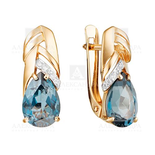 Серьги из золота кл3777а-30