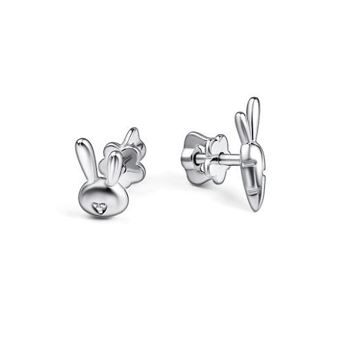 Серьги из серебра 02-4783/000Б-00
