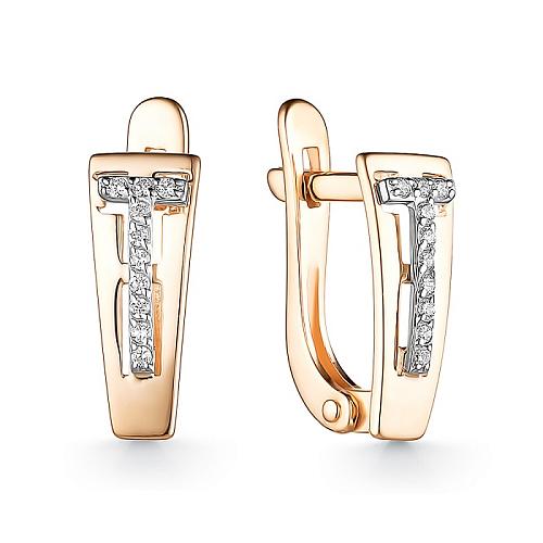 Серьги из золота с1205