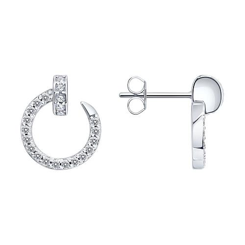 Серьги из серебра 94027192-91