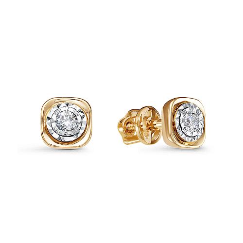 Серьги из золота ди150646р