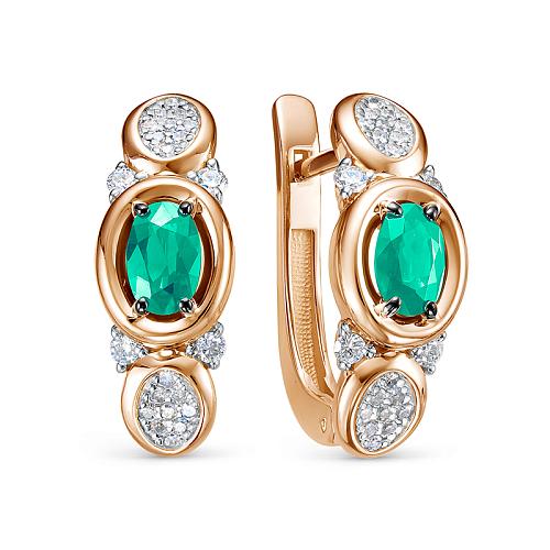 Серьги из золота БР322622