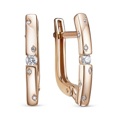 Серьги из золота БР120025