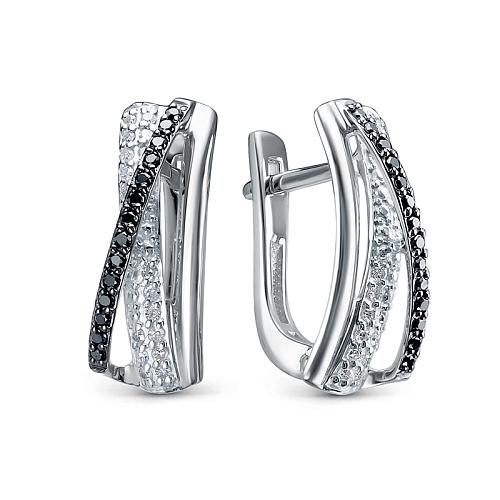 Серьги из золота БР122437б