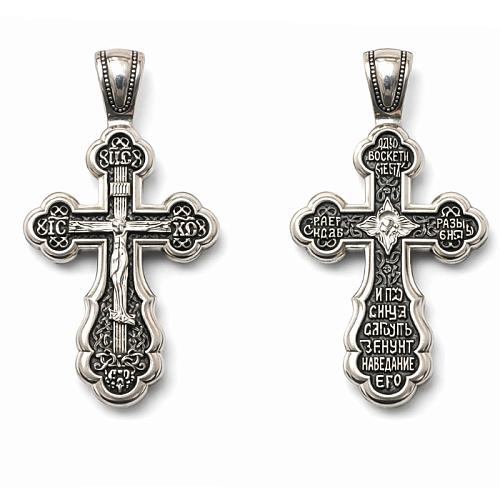 Крест из серебра 473-3296