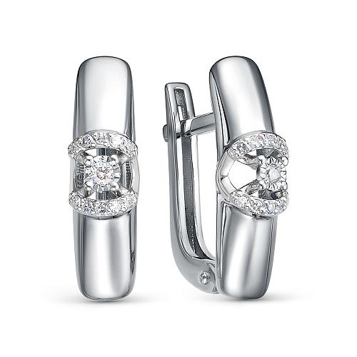 Серьги из серебра с120035