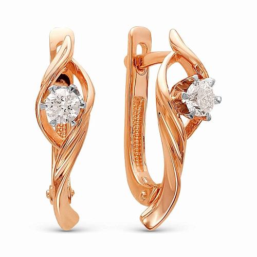 Серьги из золота 2-389