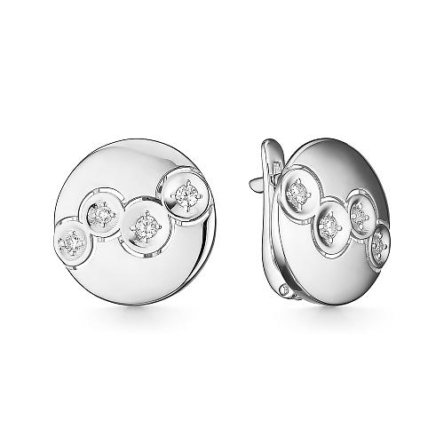Серьги из серебра с4228
