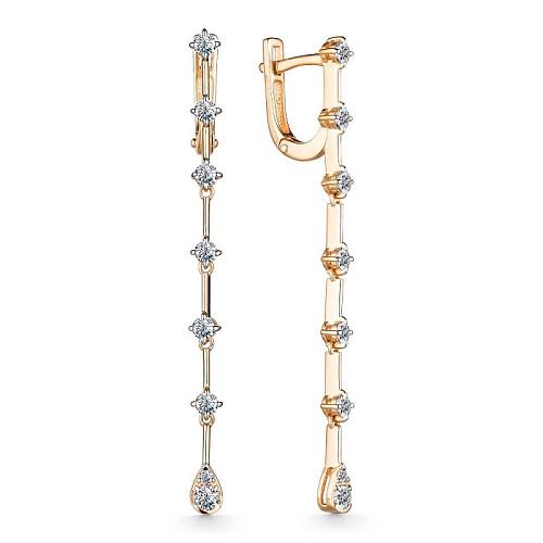 Серьги из золота 24654-100