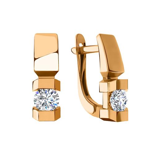 Серьги из золота 01-218012