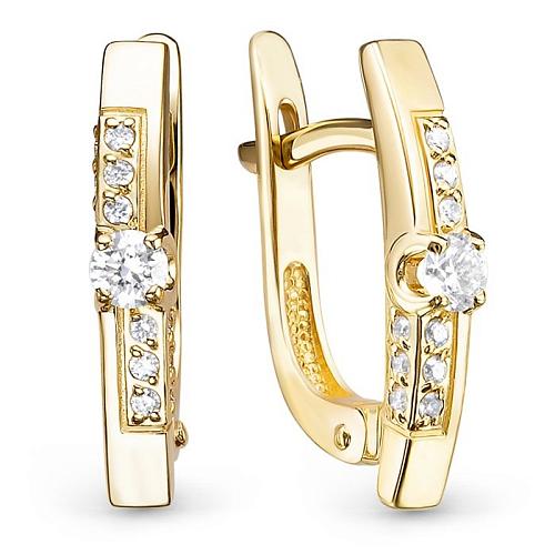 Серьги из золота 02-3964