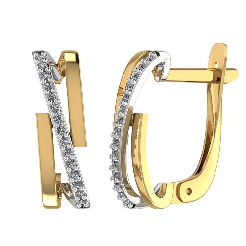 Серьги из золота 01-218720